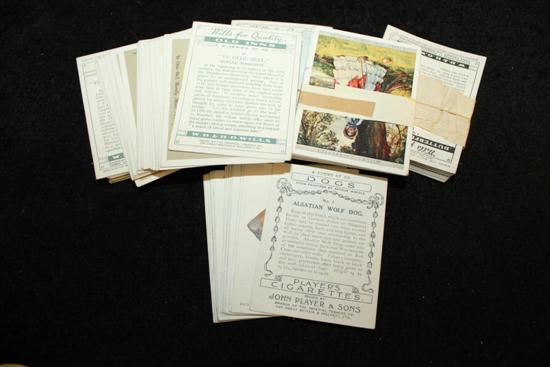 Willss large cigarette cards, inc 40 Old Inns (1st & 2nd series), 30 Famous British Liners, 25 Dogs (1914) & 3 other sets (6)